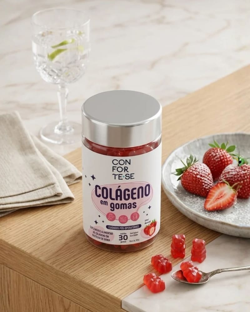 Kit de dois meses com Colágeno, Chá Funcional e Melatonina Conforte-se
